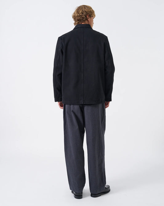 Universal Works OG Bakers Jacket Dexter Twill Black