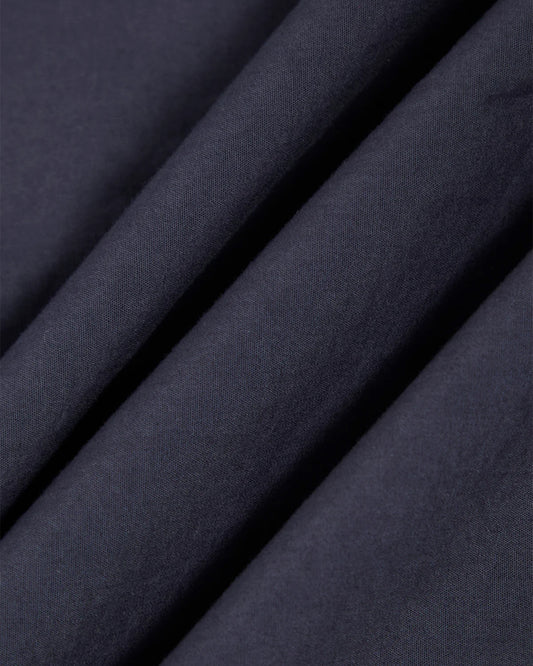 Universal Works Patched Lazy Day Shirt Poplin Navy