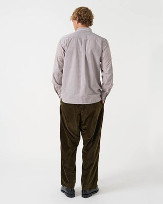 Universal Works Patched Shirt Queens Cotton Brown