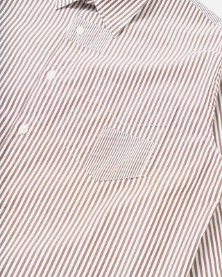 Universal Works Patched Shirt Queens Cotton Brown