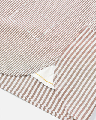 Universal Works Patched Shirt Queens Cotton Brown