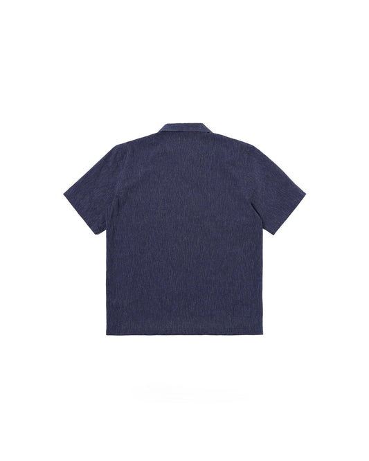 Universal Works Road Shirt Sido Linen Mix Navy