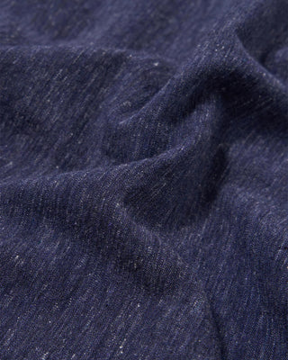 Universal Works Road Shirt Sido Linen Mix Navy
