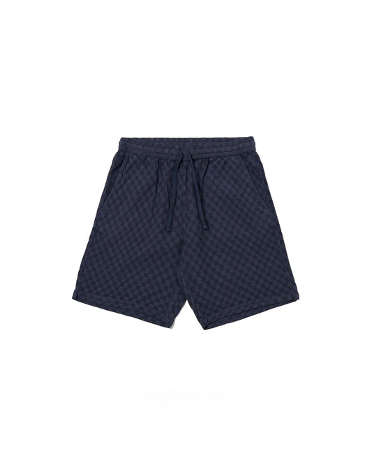 Universal Works Simple Short Dot Waffle Navy