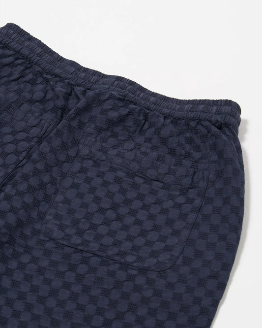 Universal Works Simple Short Dot Waffle Navy