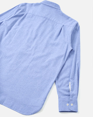 Universal Works Square Pocket Shirt Brushed Flannel Blue