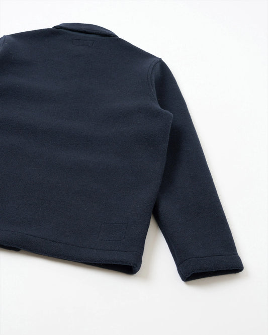 Universal Works Tag Jacket Techno Melton Plain Navy