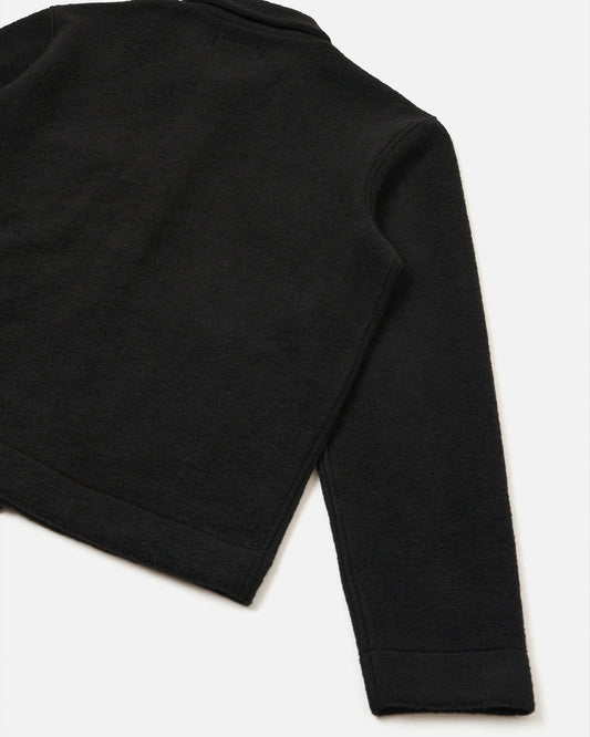 Universal Works Uniform Jacket Wool Fleece Black
