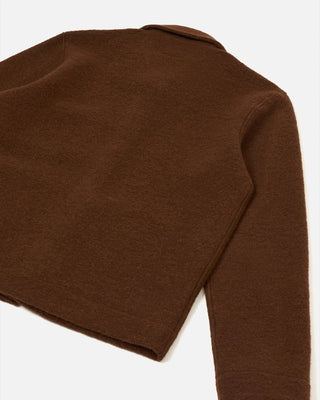 Universal Works Uniform Jacket Wool Fleece Cacao