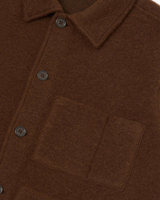 Universal Works Uniform Jacket Wool Fleece Cacao
