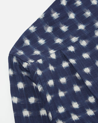 Universal Works Vintage Double Ikat Square Pocket Shirt Indigo