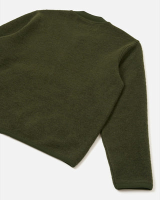 Universal Works Zip Bomber Wool Fleece Olive