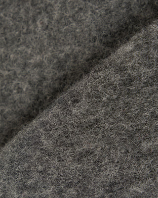Universal Works Zip Waistcoat Wool Fleece Grey Marl