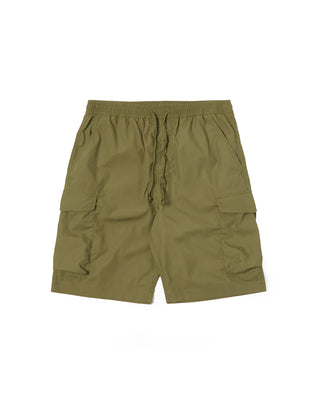 Universal Works Recycled Poly Tech Parachute Short Olive