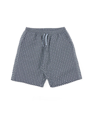 Universal Works Simple Short Tile 3 Cotton Navy