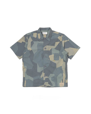 Universal Works Tech Overshirt Blue Camo