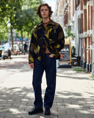 Universal Works Field Jacket Swede Camo Fleece