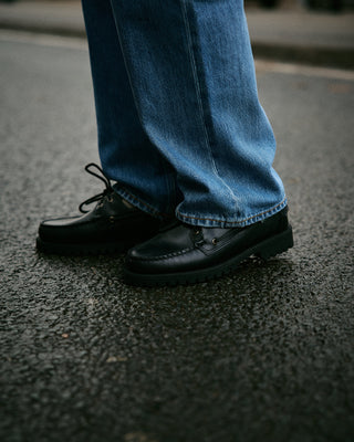 Sebago Ranger Waxy Total Black