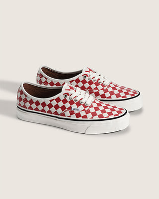 Vans LX Authentic 44 Diamond Check Red / Marshmallow