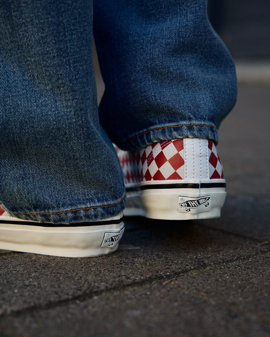 Vans LX Authentic 44 Diamond Check Red / Marshmallow