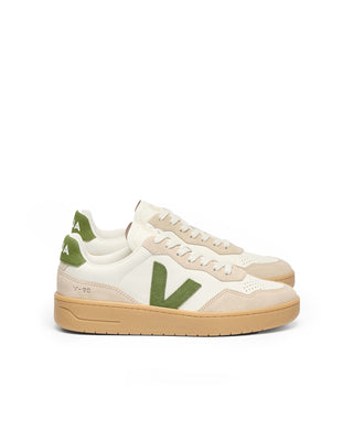 Veja V-90 O.T. Leather Pure Kiwi / Almond Natural