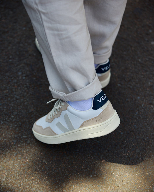 Veja V-90 Leather Extra White Pierre Nautico