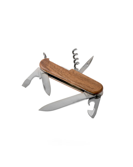 Victorinox Swiss Army Spartan Wood 10 Functions open