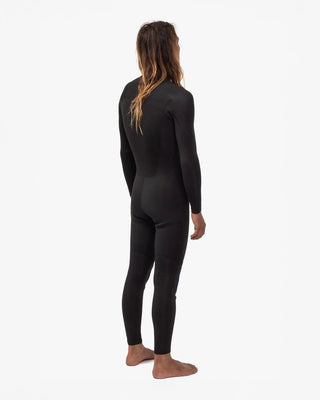 Vissla 7 Seas 3/2 Full Chest Zip Black Wetsuit