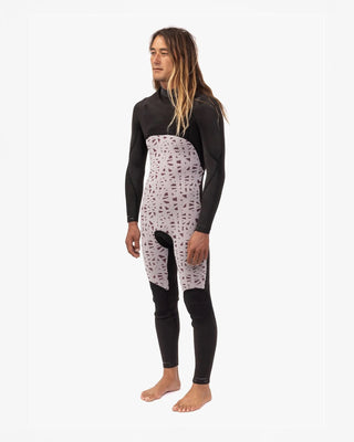 Vissla 7 Seas 3/2 Full Chest Zip Black Wetsuit