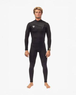 Vissla 7 Seas Comp 4/3 Full Suit Chest Zip Black Wetsuit
