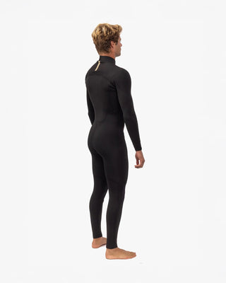 Vissla 7 Seas Comp 4/3 Full Suit Chest Zip Black Wetsuit