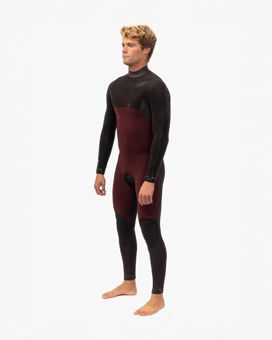 Vissla 7 Seas Comp 4/3 Full Suit Chest Zip Black Wetsuit