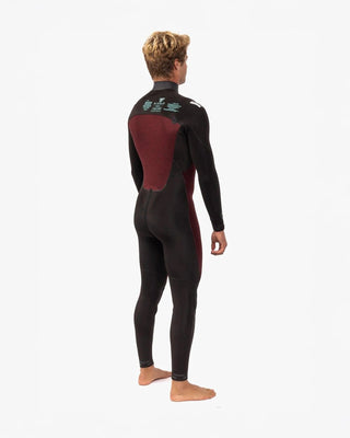 Vissla 7 Seas Comp 4/3 Full Suit Chest Zip Black Wetsuit