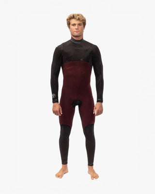 Vissla 7 Seas Comp 4/3 Full Suit Chest Zip Black Wetsuit