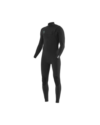Vissla Seven Seas 4/3 Full Chest Zip Black Wetsuit