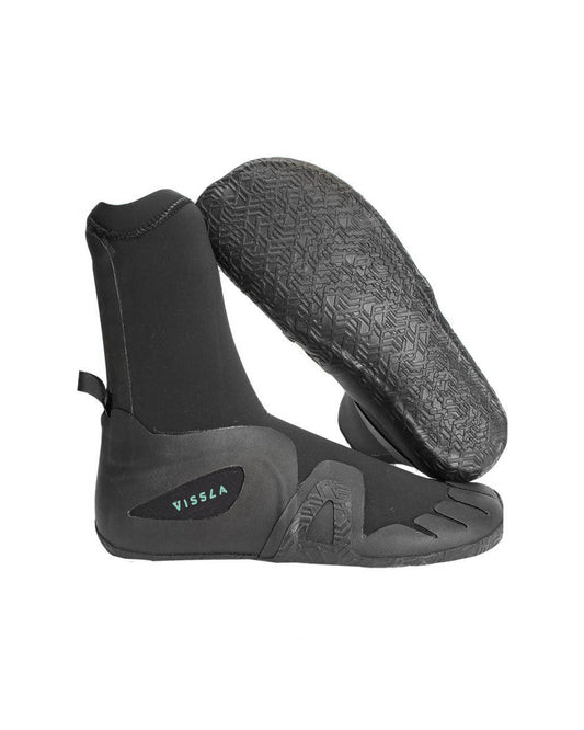 Vissla Seven Seas 5mm Round Toe Bootie Black