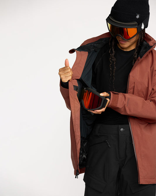 Volcom AT Stretch Gore-Tex Jacket Henna