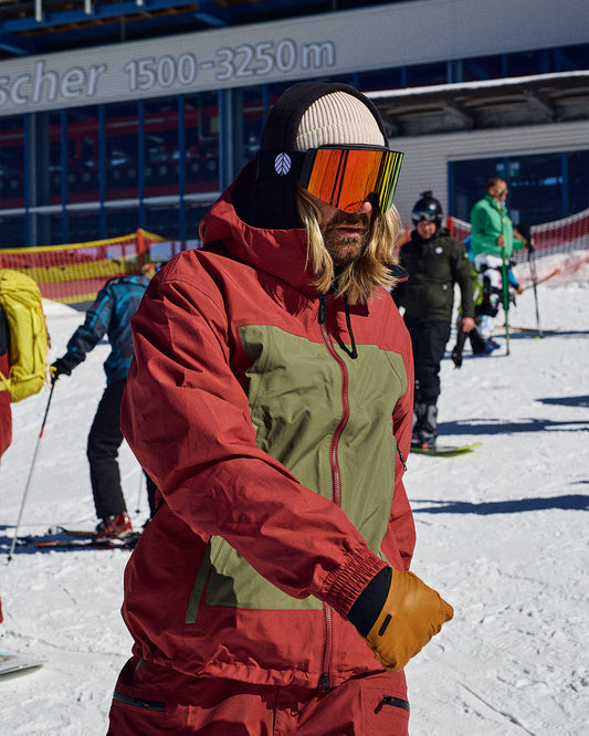 Volcom Arthur 3L Jacket Burnt Red