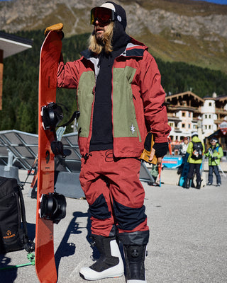 Volcom Arthur 3L Jacket Burnt Red