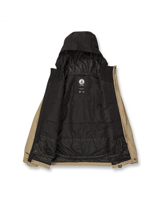 Volcom Kids Stone 91 Ins Jacket Dark Khaki