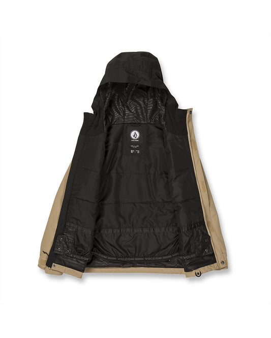 Volcom Kids Stone 91 Ins Jacket Dark Khaki
