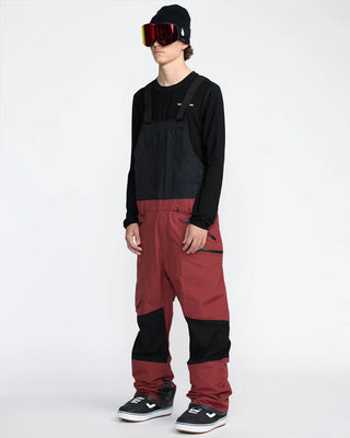 Volcom Rain Gore-Tex Bib Overall Burnt Red
