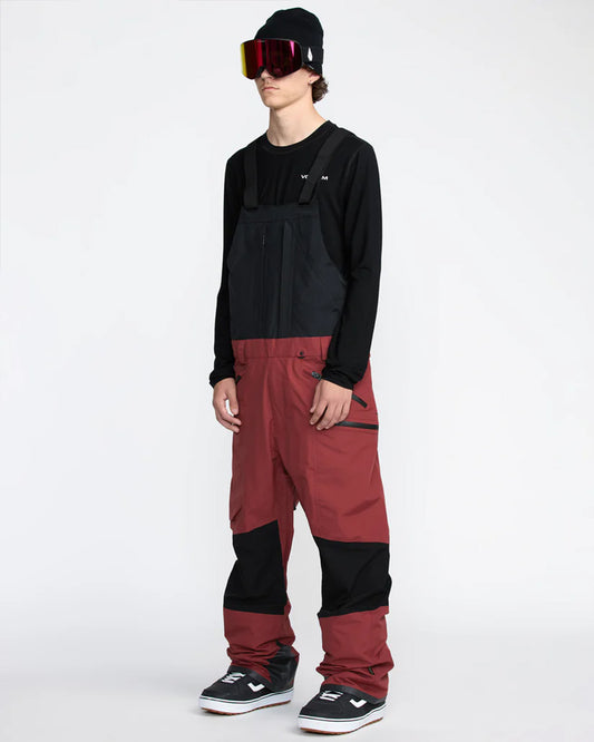 Volcom Rain Gore-Tex Bib Overall Burnt Red