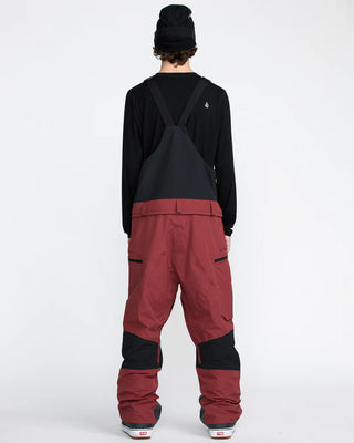 Volcom Rain Gore-Tex Bib Overall Burnt Red