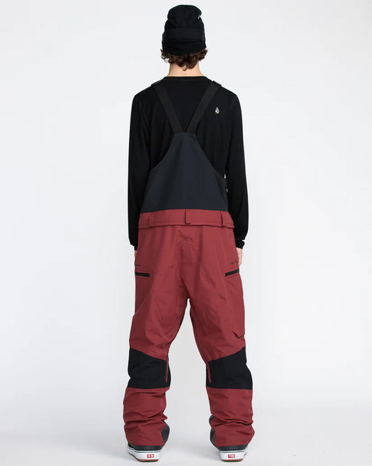 Volcom Rain Gore-Tex Bib Overall Burnt Red