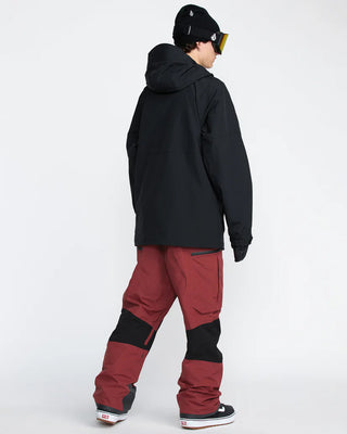 Volcom Rain Gore-Tex Bib Overall Burnt Red
