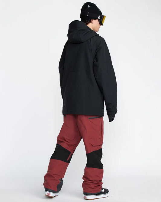 Volcom Rain Gore-Tex Bib Overall Burnt Red