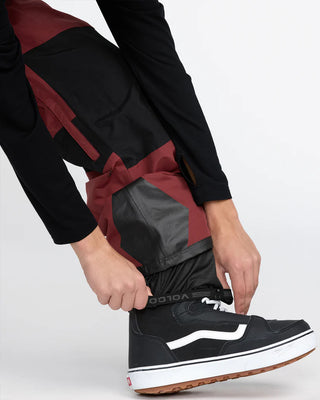 Volcom Rain Gore-Tex Bib Overall Burnt Red