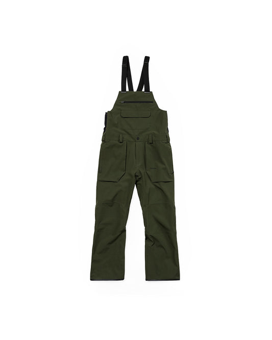 Volcom Roan Bib Overall Dark Green