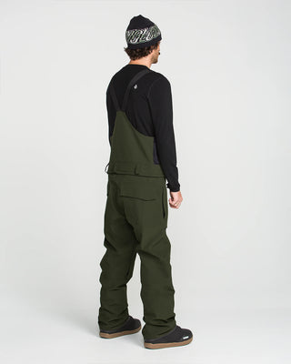Volcom Roan Bib Overall Dark Green